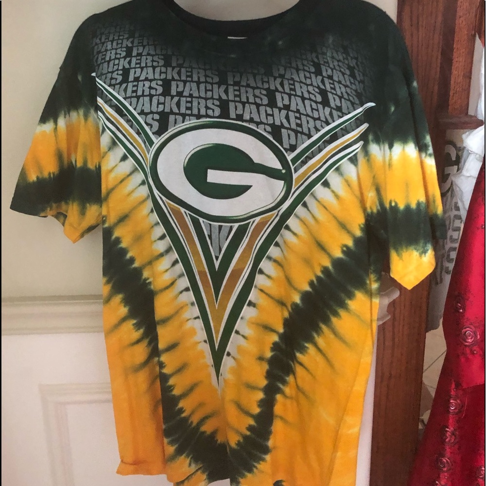 GREEN BAY PACKER TIE DYE T-SHIRT